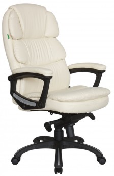 Кресло руководителя RIVA CHAIR RCH 9227 (Бумер), бежевая экокожа