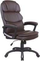 Кресло руководителя RIVA CHAIR RCH 9227 (Бумер), темно-коричневая экокожа